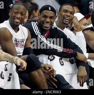 Dwyane Wade & LeBron James Joke About Practice In Presser