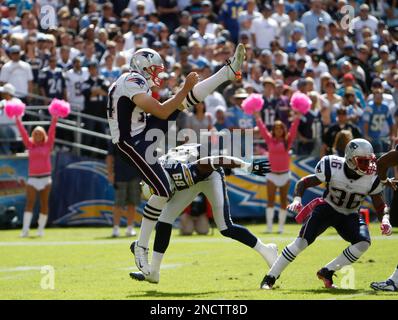 Tampa, Fla, USA. 18th Aug, 2011. New England Patriots punter Zoltan Mesko  (14) during the Pats game against the Tampa Bay Buccaneers at Raymond James  Stadium on Aug. 18, 2011 in Tampa