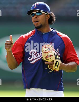 2010 Texas Rangers Spring Training Baseball Program- Elvis Andrus Cover