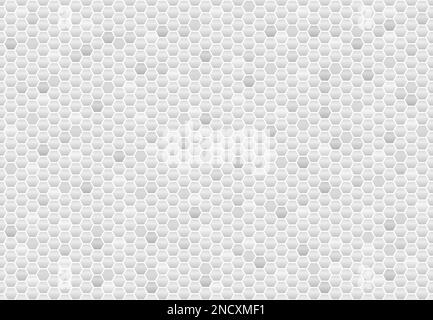 Hexagon gray carbon seamless pattern. Abstract background Stock Vector