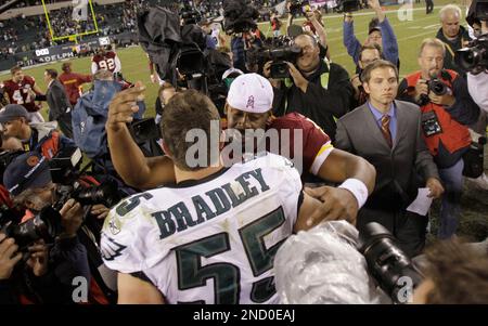 Philadelphia Eagles linebacker Stuart Bradley #55 during a scrimmage, in a  practice being held at Lehigh College in Bethlehem, Pennsylvania. (Credit  Image: © Mike McAtee/Southcreek Global/ZUMApress.com Stock Photo - Alamy