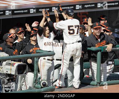 during game 3 of the 2010 World Series between the San Francisco Giants and  the Texas Rangers on Saturday, Oct. 30, 2010 in Arlington, Tx. (Michael  Macor/San Francisco Chronicle via AP Stock Photo - Alamy