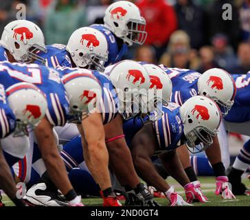 A Buffalo Bills cheerleader against the Cleveland Browns during the first  half of the NFL football game in Orchard Park, N.Y., Sunday Oct. 11, 2009.  (AP Photo/David Duprey Stock Photo - Alamy