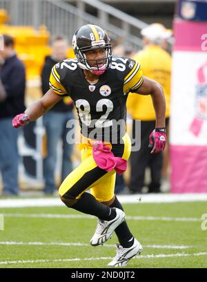 Pittsburgh Steelers wide receiver Antwaan Randle El (82) before the NFL  football game between the Pittsburgh Steelers and the Baltimore Ravens,  Sunday, Oct. 3, 2010 in Pittsburgh. (AP Photo/Keith Srakocic Stock Photo -  Alamy