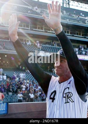 Sept. 29, 2010 - Denver, Colorado, U.S. - MLB Baseball - Colorado Rockies  shortstop TROY TULOWITZKI prepares before a