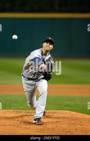 Detroit Tigers' Armando Galarraga pitches during spring training