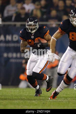 RB Matt Forte, #22 Chicago Bears, is tackled during the NFL International  game between the Tampa Bay Buccaneers and the Chicago Stock Photo - Alamy