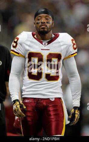 Washington Redskins wide receiver Santana Moss is seen on the