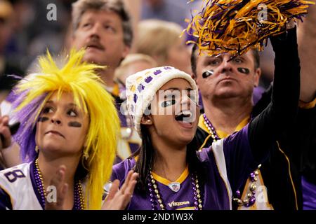 Chicago Bears fans cheer as their team play the Minnesota Vikings at  Soldier Field on November 25, 2012 in Chicago. The Bears won 28-10.  UPI/Brian Kersey Stock Photo - Alamy