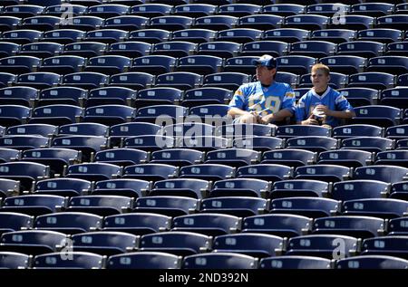 Lots of empty seats at the Cleveland Browns vs. San Diego Chargers game