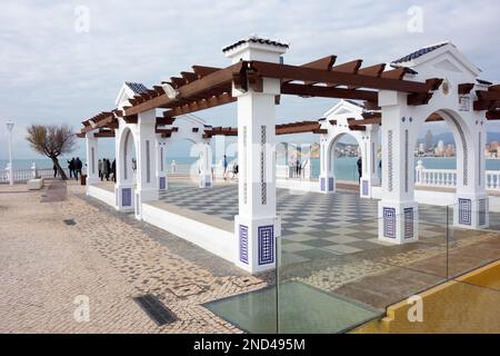 The Balcony and viewpoint on the outcrop where Benidorm Castle once stood Stock Photo