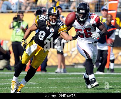 Pittsburgh Steelers wide receiver Hines Ward sits on the bench