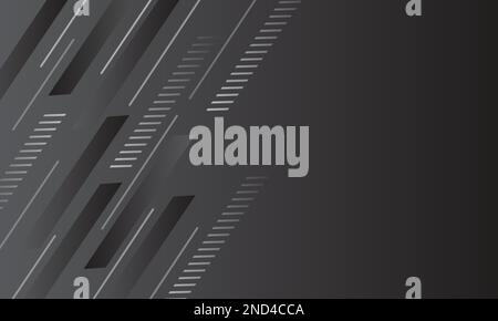 Abstract background dark black, abstract background dark black tech strips. wavy Vector illustration design technology Stock Vector