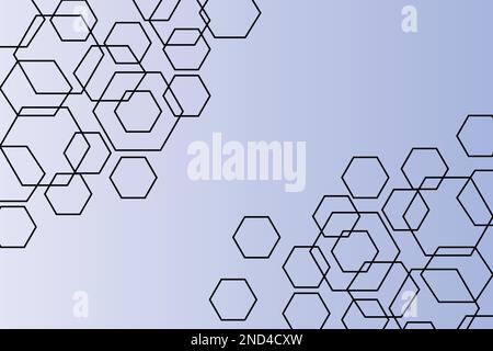 Background of hexagonal elements in light  tones. For business solutions. Vector Graphics Elements of hexagons Stock Vector