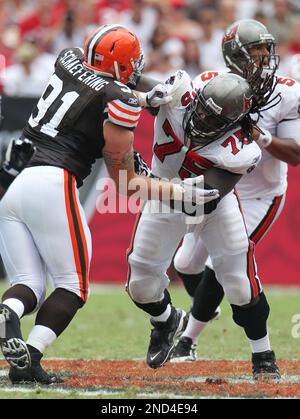 Tampa Bay Buccaneers guard Davin Joseph (75) during the fourth