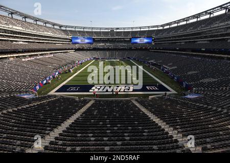 A view of the New Meadowlands Stadium before an NFL preseason