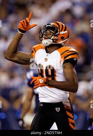 Cincinnati Bengals - Cincinnati Bengals wide receiver Jerome Simpson (89)  in action against the San Diego Chargers in the first half of an NFL  football game, Sunday, Dec. 26, 2010, in Cincinnati. (