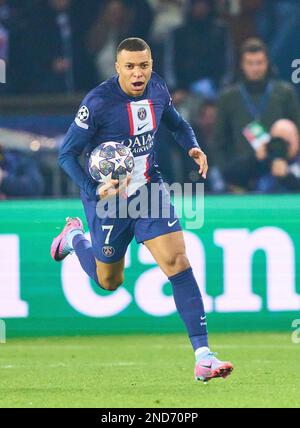 Kylian MBAPPE, PSG 7 celebrate offside goal in the eighth finals match ...