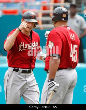 Young Astros Hunter Pence, Carlos Lee challenged with continuing