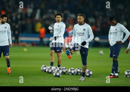 Paris, France. 14th Feb, 2023. Neymar (PSG) Football/Soccer : UEFA Champions League Round of 16 1st leg match between Paris Saint-Germain 0-1 FC Bayern Munchen at the Parc des Princes in Paris, France . Credit: Mutsu Kawamori/AFLO/Alamy Live News Stock Photo