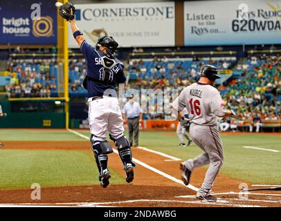 Minnesota Twins' Jason Kubel (16) celebrates his grand slam off