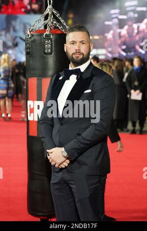 Tony Bellew attends the European premiere of Creed III at Cineworld Leicester Square, London. Picture date: Wednesday February 15, 2023. Stock Photo