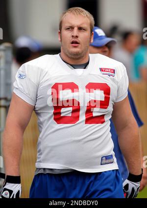 New York, NY, USA. 6 October, 2011. NFL player for the New York Giants, Mitch  Petrus