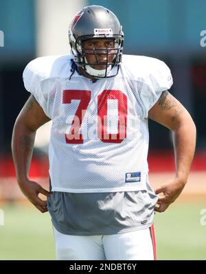 Tampa Bay Buccaneers offensive tackle Tristan Wirfs (78) blocks during an  NFL football game against the New York Jets, Sunday, Jan. 2, 2022, in East  Rutherford, N.J. (AP Photo/Adam Hunger Stock Photo - Alamy