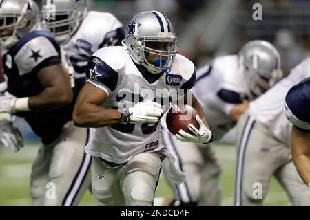 Dallas Cowboys running back Tashard Choice (23) celebrates after a