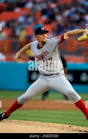 This is a 2010 photo of Stephen Strasburg of the Washington Nationals  baseball team. This image reflects the Nationals active roster as of  Sunday, Feb. 28, 2010, when this image was taken