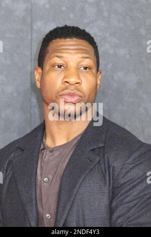 Jonathan Majors, Creed III - European Premiere, Leicester Square, London, UK, 15 February 2023, Photo by Richard Goldschmidt Stock Photo