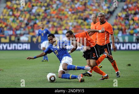 Gregory Van Der Wiel on the ball. Hyundai., Match 57. Brazi…