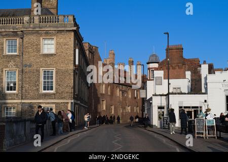 Silver Street Bridge, Cambridge Stock Photo