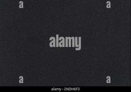 Black mat texture background close up view. Decorative  grey canvas textur Stock Photo