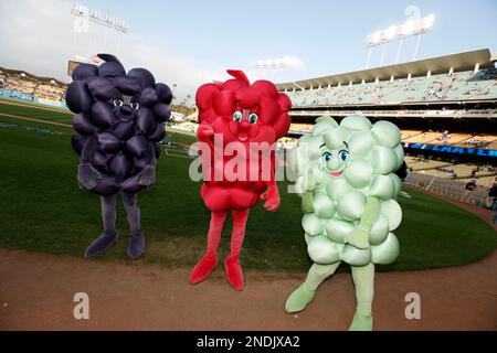 At Dodger Stadium with Tyler Florence and California Grapes