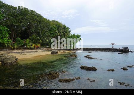 Anyer Beach at Mambruk Hotel and Resort, Anyer, Banten, Indonesia Stock Photo