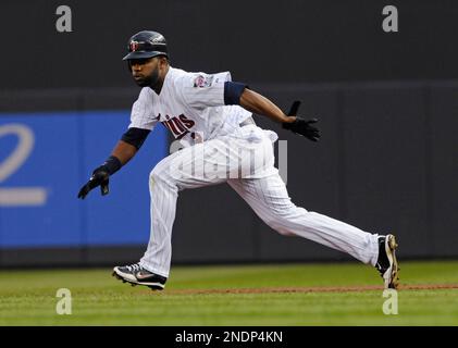 Minnesota Twins' Justin Morneau is shown during to a baseball game against  the Kansas City Royals Thursday, Sept. 13, 2012 in Minneapolis. (AP  Photo/Jim Mone Stock Photo - Alamy