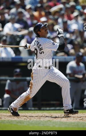 Colorado Rockies' Ryan Spilborghs bats against the Washington