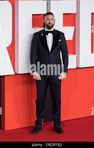 London, UK. 15th Feb, 2023. LONDON, UNITED KINGDOM - FEBRUARY 15, 2023: Tony Bellew attends the European Premiere of Creed III at Cineworld Leicester Square in London, United Kingdom on February 15, 2023. (Photo by WIktor Szymanowicz/NurPhoto) Credit: NurPhoto SRL/Alamy Live News Stock Photo