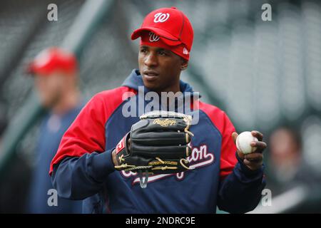 Photo: Washington Nationals Nyjer Morgan in Washington - WAP20100420342 