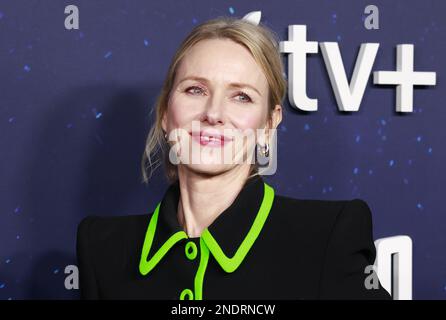 New York, United States. 15th Feb, 2023. Naomi Watts arrives on the red carpet at the Hello Tomorrow! Apple TV  Series premiere on Wednesday, February 15, 2023 in New York City. Photo by John Angelillo/UPI Credit: UPI/Alamy Live News Stock Photo