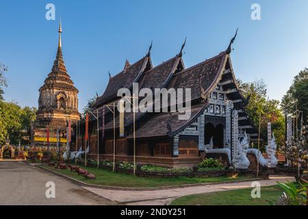 Wat Lok Moli, aka Wat Lok Molee, in Chiang Mai, Thailand Stock Photo