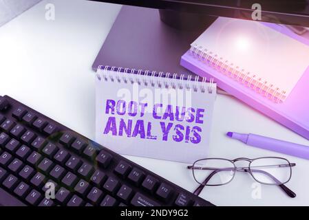 Root Cause Writing Writing displaying text Root Cause Analysis, Business approach Method ...