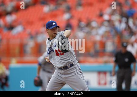 Los Angeles Dodgers relief pitcher Alex Vesia (51) celebrates with catcher  Austin Barnes (15) during a MLB game against the Miami Marlins, Sunday, May  Stock Photo - Alamy