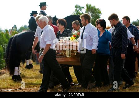 AWB leader Eugene Terreblanche's funeral in Ventersdorp, South Africa, in  pictures