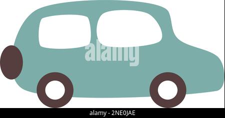 Car icon vector illustration, cartoon vehicle set of automobile transport in a flat color Stock Vector