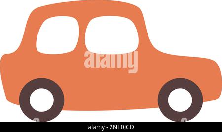Car icon vector illustration, cartoon vehicle set of automobile transport in a flat color Stock Vector