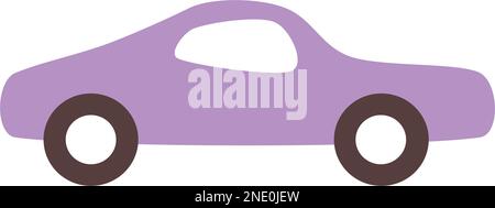 Car icon vector illustration, cartoon vehicle set of automobile transport in a flat color Stock Vector