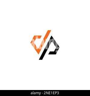 DP Logo Design. DP Icon Vecctor Illustration Stock Vector