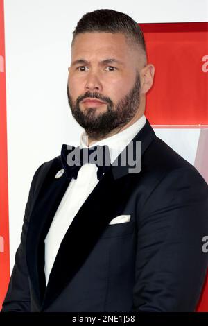 Feb 15, 2023 - London, England, UK - Tony Bellew attending CREED III European Premiere, Cineworld Leicester Square Stock Photo